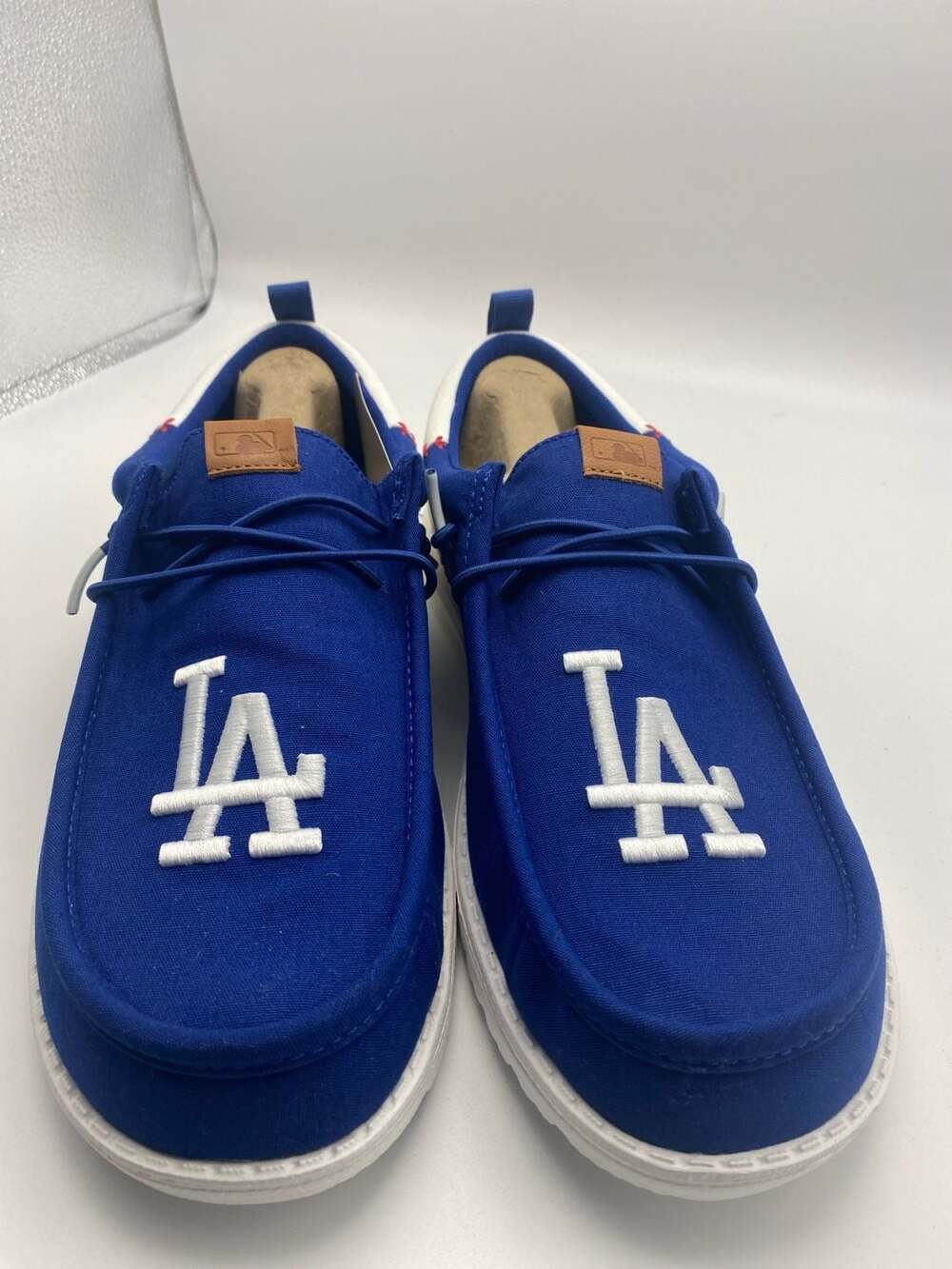 Hey Dude Wally Funk MLB Dodgers Royal/White Casual Shoes